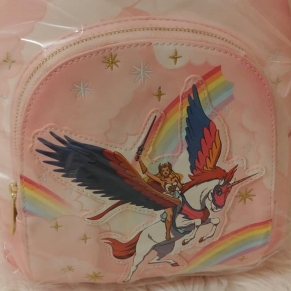 💖FIRM! NWT LOUNGEFLY SHE-RA PRINCESS POWER MINI BACKPACK (EXTREMELY RARE) - Picture 4 of 11